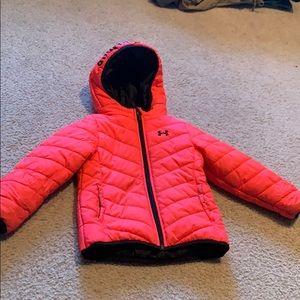 Little girl UA coat